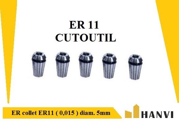 ER collet ER11 ( 0,015 ) diam. 5mm-Hanvitools