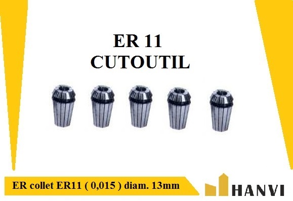 ER collet ER11 ( 0,015 ) diam. 13mm-Hanvitools
