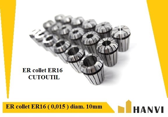 ER collet ER16 ( 0,015 ) diam. 10mm-Hanvitools