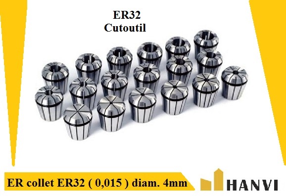 ER collet ER32 ( 0,015 ) diam. 20mm-Hanvitools