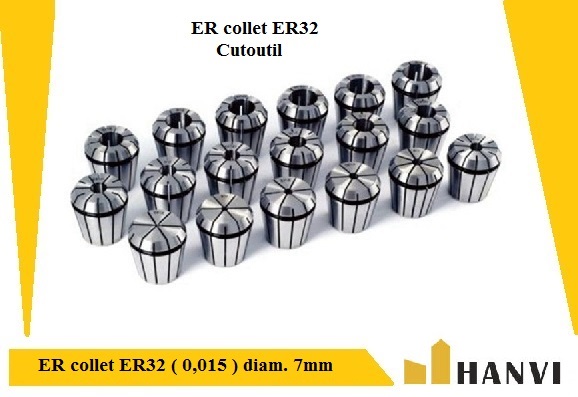 ER collet ER32 ( 0,015 ) diam. 7mm-Hanvitools