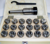 -Morse Taper Shank ER Collet Chucks Set