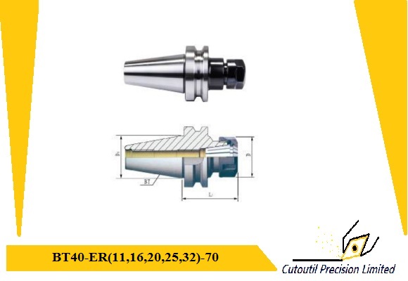 BT40-ER(11,16,20,25,32)-70-Tool Holder